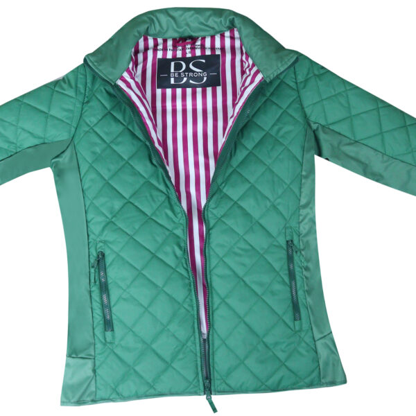 Women's Lightweight Quilted Hybrid Puffer Jacket - Image 8