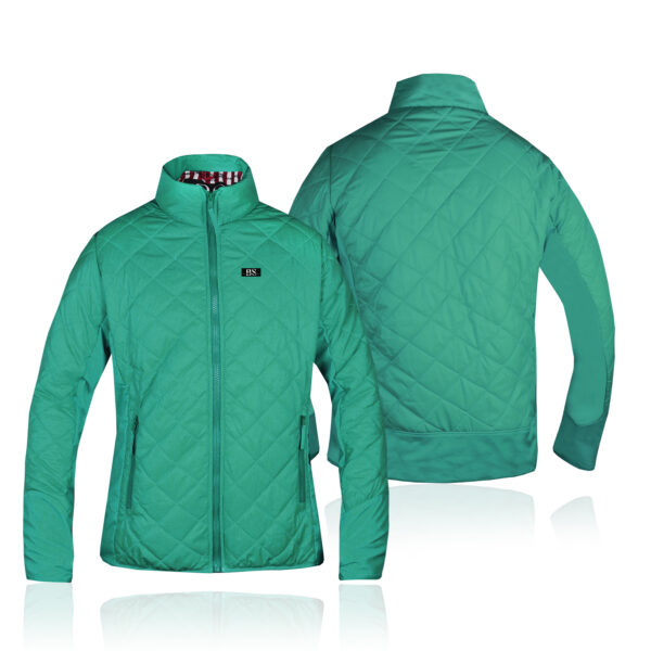 Women's Lightweight Quilted Hybrid Puffer Jacket - Image 2