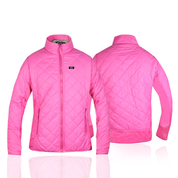 Women's Lightweight Quilted Hybrid Puffer Jacket - Image 10